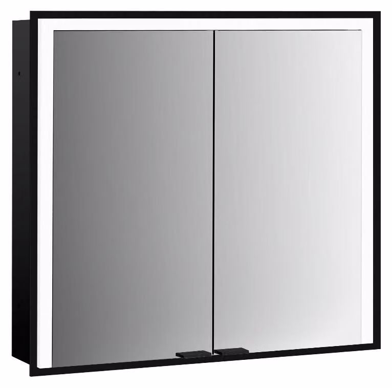 emco prime 3 armoire de toilette, 1000mm, 2 portes, modèle encastré, 949714404, 949714404