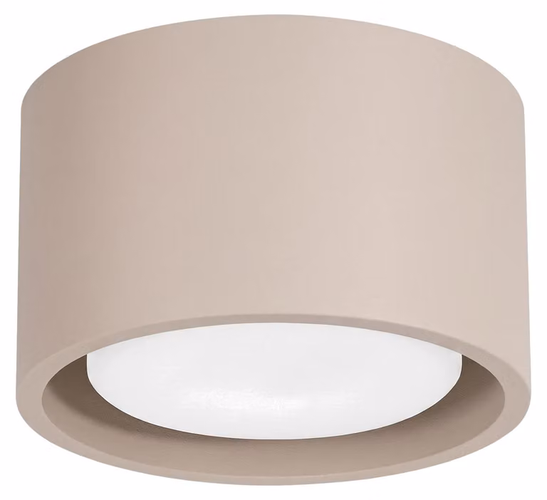 Plafoniera MODO 1 tortora Gx53 1xGx53 10W alluminio 6x10x10cm Sollux Lighting