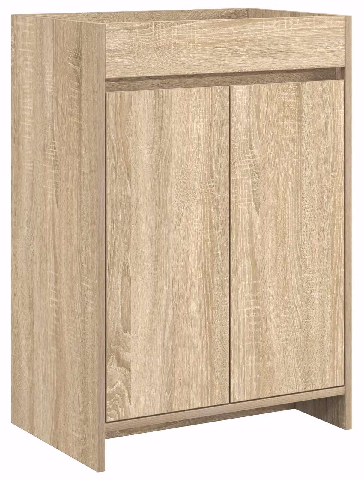 Mobiletto da Bagno Sotto Lavabo Rovere Sonoma 56 x 37,5 x 81 cm