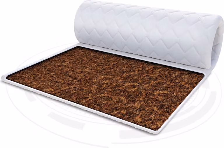 Letto aggiuntivo in fibra di cocco 200x200 cm
