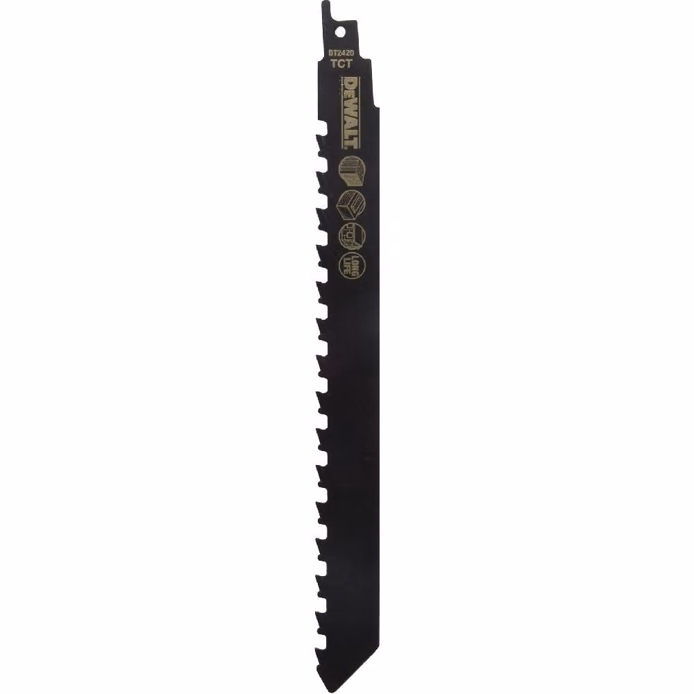 DEWALT Saebelsaegeblatt Carbide 240mm 2TPI