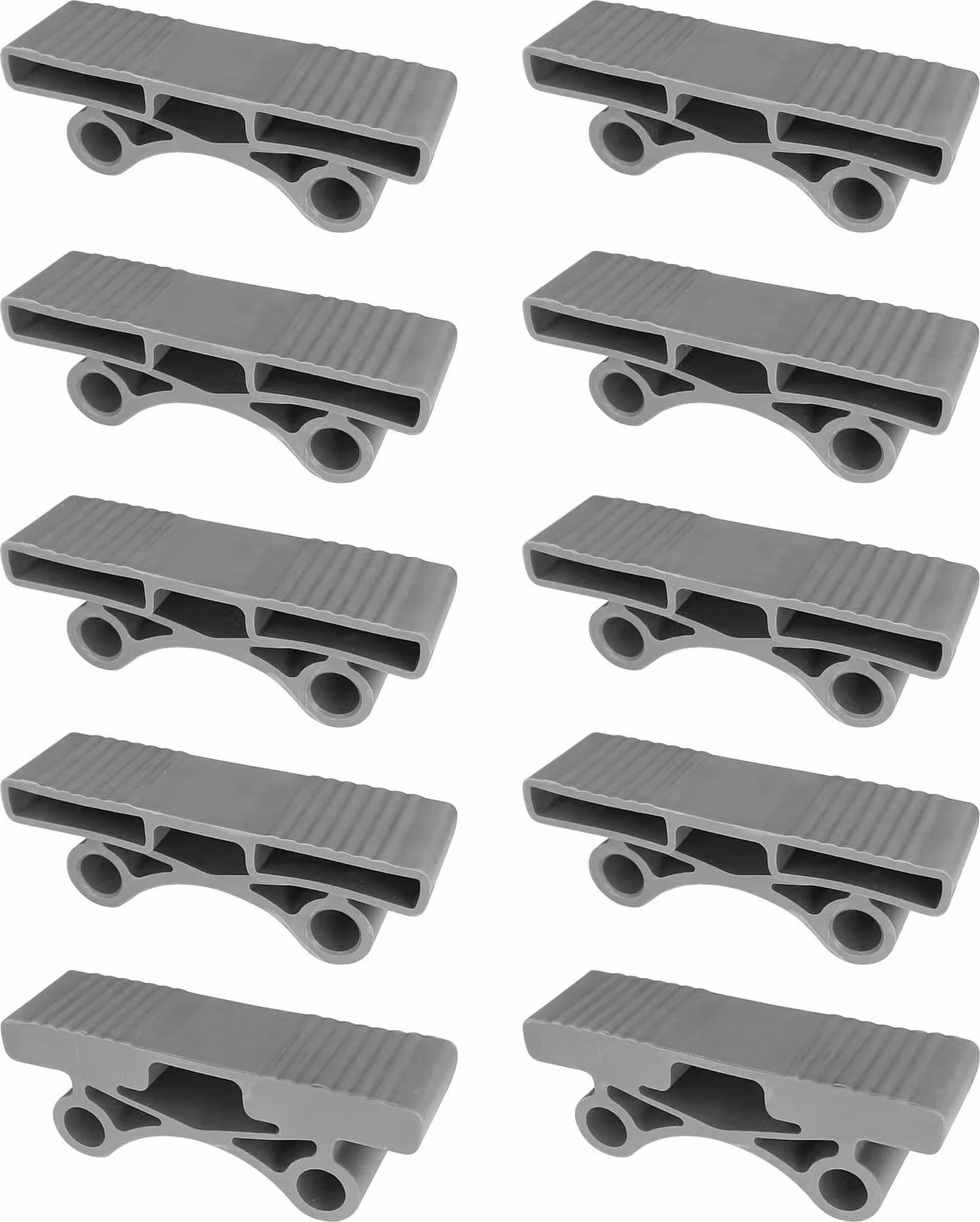 cyclingcolors: 10 supporti in ottone per doghe di rete, copri-doghe, supporti terminali da 38 mm