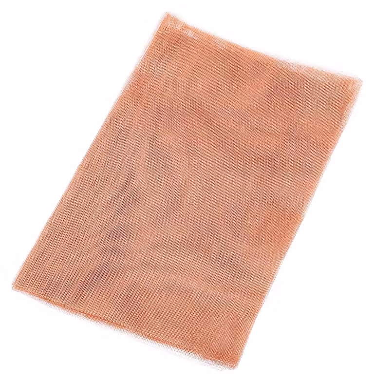 Rullo di rete in rame, 40 mesh, 20x100 cm, color oro, rame puro