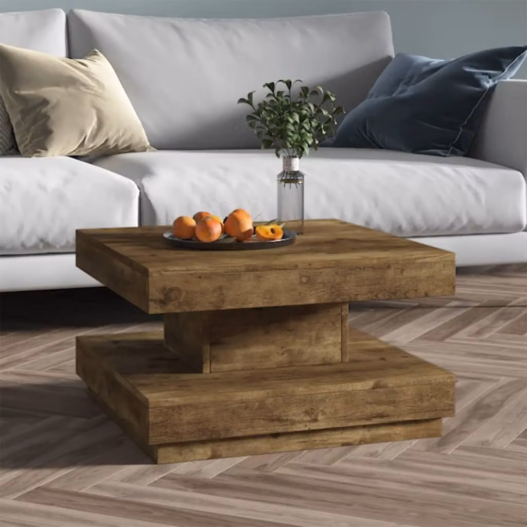 Maison Exclusive - Tavolino da salotto marrone scuro 60x60x35 cm in MDF