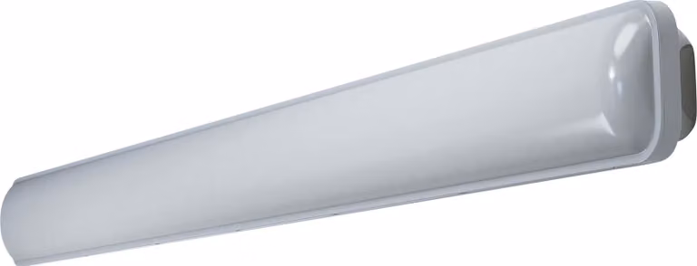 OSRAM Submarine apparecchio a prova di umidità, grigio, 1,2M, 36W, 4000K, IP65, corpo in policarbonato, installazione senza attrezzi, 3000 lm, resistente alla polvere