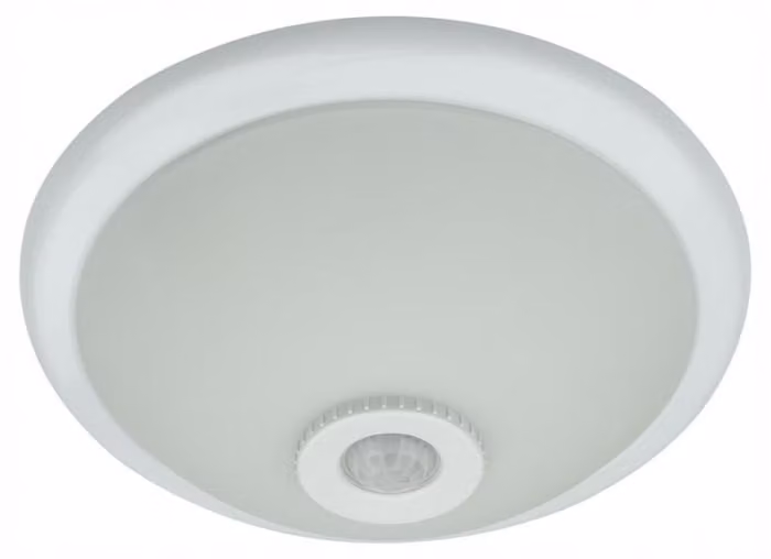 Vetro Plafon 2Xe27 40W Con Sensore Pir