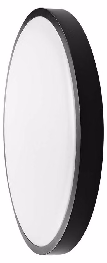 Lampada a cupola LED V-TAC rotonda - Samsung - IP44 - Nero - 36 W - 3820 lumen - 6500 K - 350 mm