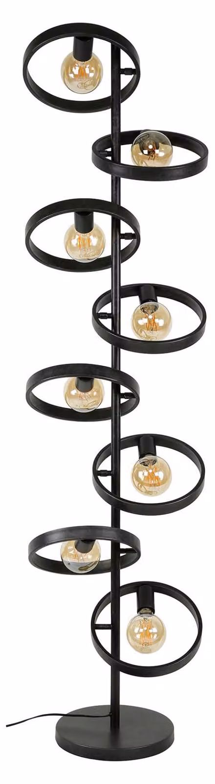 Lampada da terra FURNLUX Hover antracite 42 cm / Colore principale: nero / Dimensioni: 42 x 160 x 26 cm