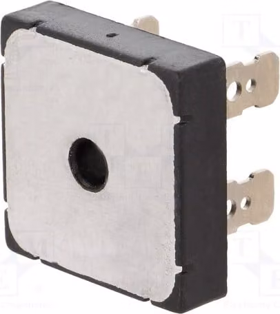 1x Raddrizzatore a ponte monofase: If: 35A, Umax: 800V, Ifsm: 375A, modello KBPC3508FP, monofase