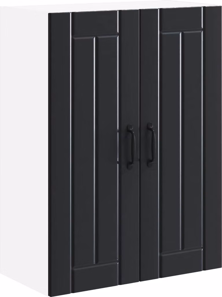 SYFAX™ Mobile da cucina Nero 60 x 31 x 80 cm Legno multistrato