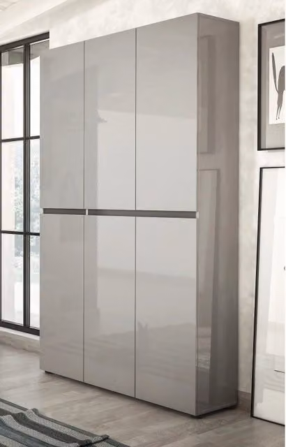 Scarpiera a 6 ante XL MISTER made in Italy - Grigio
