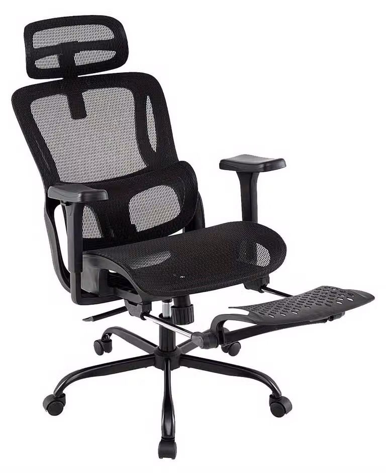 Sedia da ufficio - Sedia ergonomica - Sedia girevole - Sedia per ufficio - Supporto lombare regolabile