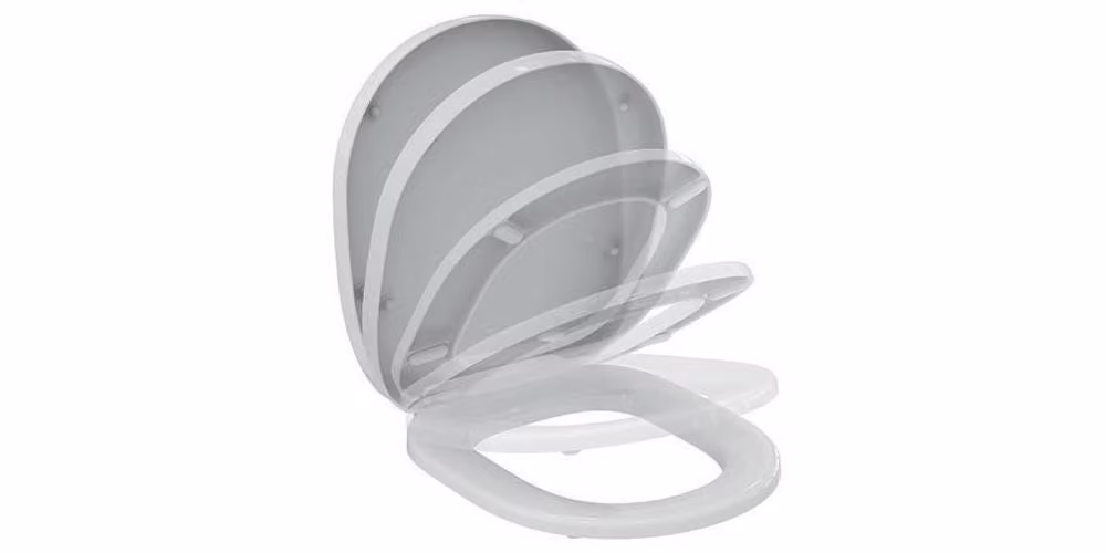 Set WC CONNECT AquaBlade 365x540x340 mm, sedile WC con chiusura ammortizzata, bianco