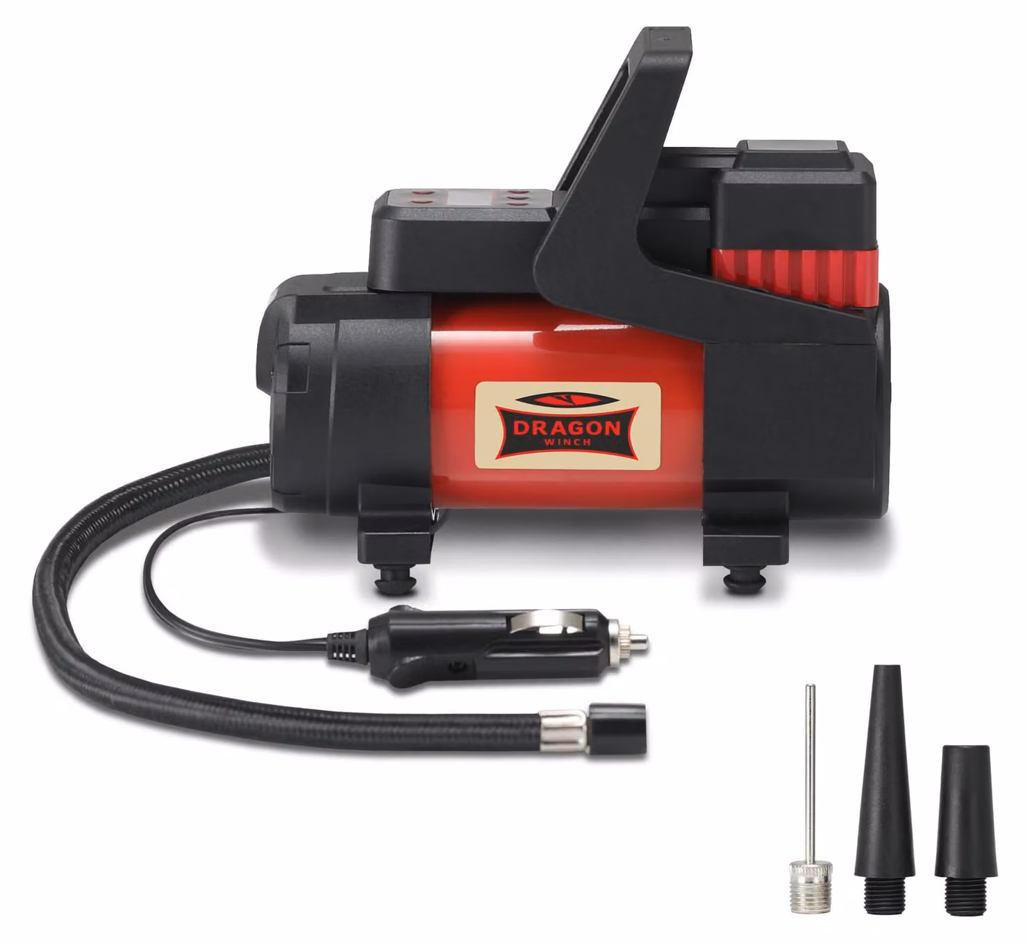 Compressore d'aria portatile con LED, 12V, 10,3 BAR / 150 PSI
