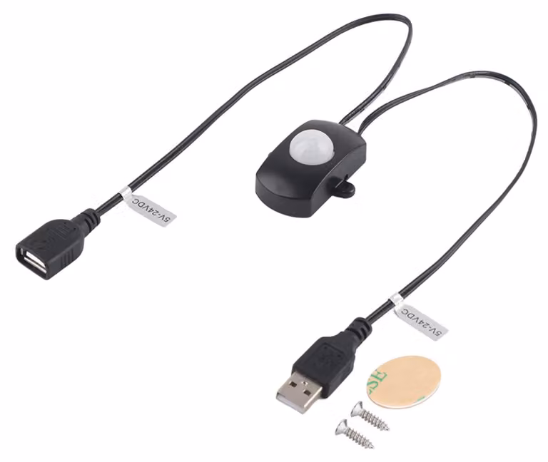 Sensore di movimento USB - Sensore a infrarossi PIR per strisce LED - Akozoneoz0gn4hfm-01