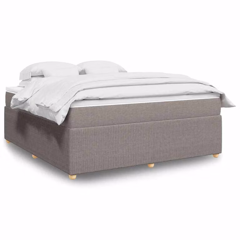 vidaXL Giroletto a Molle con Materasso Ibrido in Tessuto, L/P: 180 x 200 cm