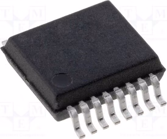 1x Driver LED SCT2110CSSG, tensione di alimentazione 4,5÷5,5V, 8 canali, corrente 5÷160mA, package SSOP16