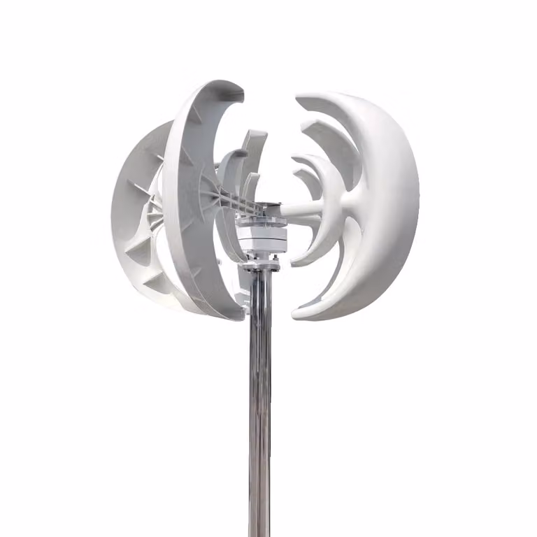 Turbina eolica, potenza 3000W, opzioni di tensione versatili, pale in fibra di vetro resistenti, con controller MPPT, 3000 watt, 48V