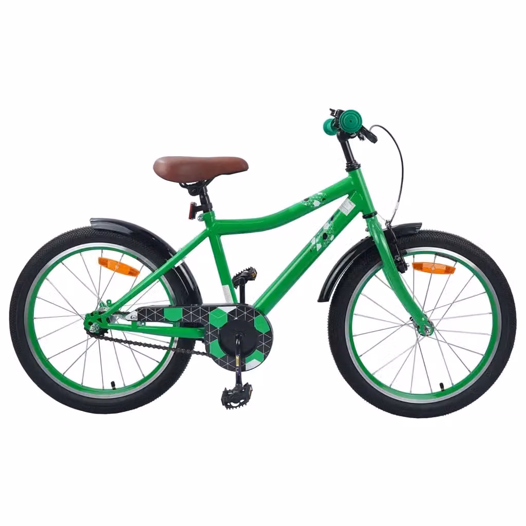 Bicicletta per bambini da 20 pollici in metallo e gomma, colore verde – 2