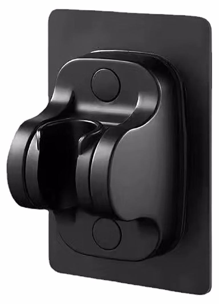 Supporto per soffione doccia, in ABS, con forte adesione, regolabile, supporto universale da parete per il bagno