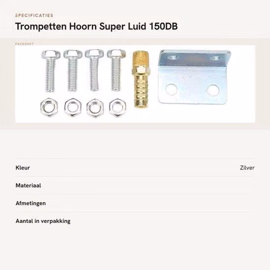 Auto-Larm 150 dB - Clacson ad aria con 4 trombe - Universale - Adatto per auto, veicoli e imbarcazioni - Montaggio semplice - Segnalazione sonora potente