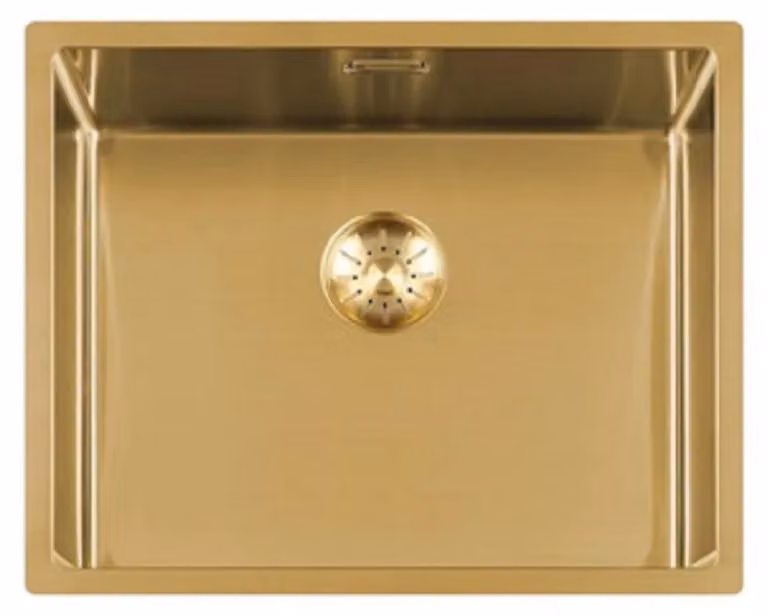 Lavello Togo, modello 50SP, finitura oro