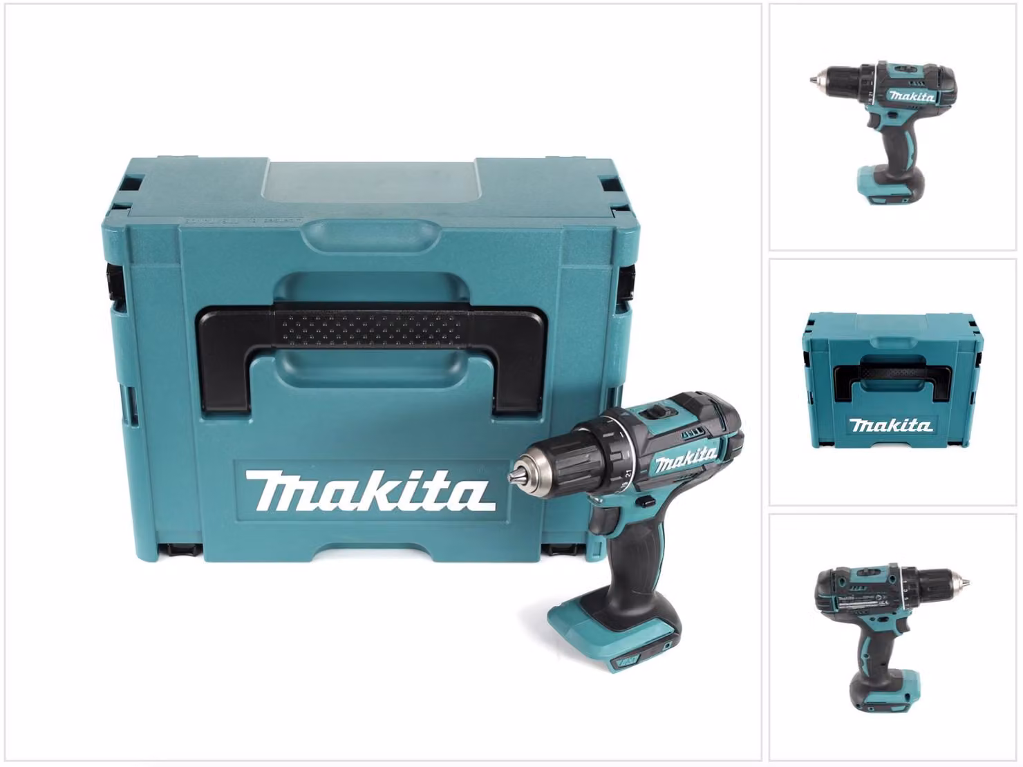 Makita DDF 482 ZJ Trapano avvitatore a batteria 18V / 62Nm in valigetta Makpac 2 - senza batteria, senza caricabatterie