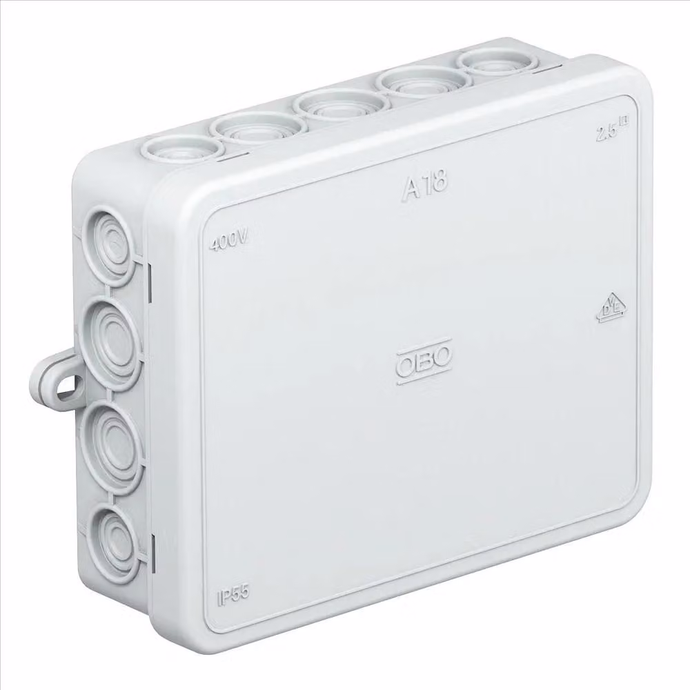 OBO Scatola di giunzione IP55 A18 125x100x38 mm grigio chiaro