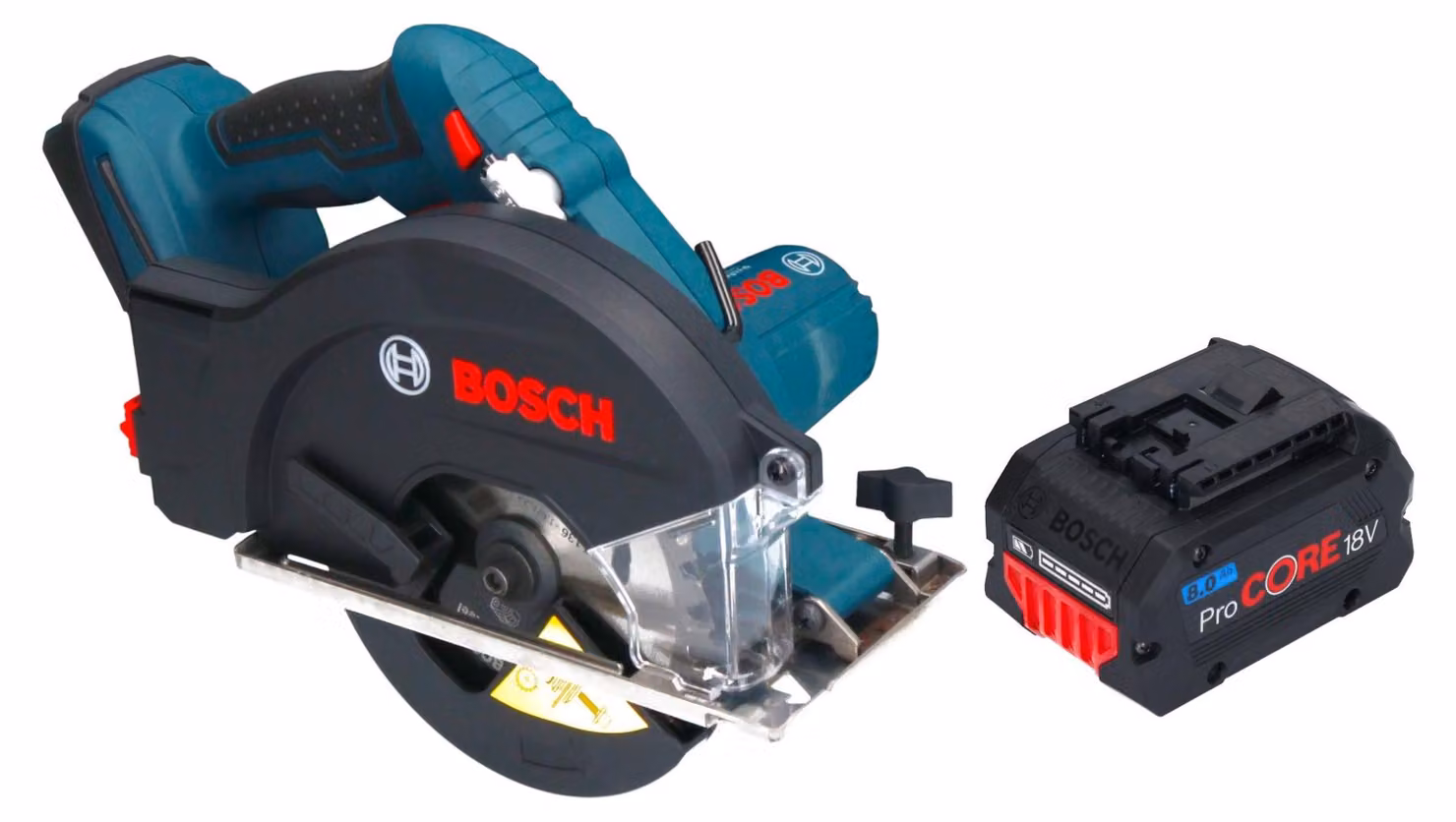 Bosch GKM 18V-50 Sega circolare professionale a batteria per metalli 18 V 136 mm brushless + 1x batteria ProCORE 8,0 Ah - senza caricabatterie
