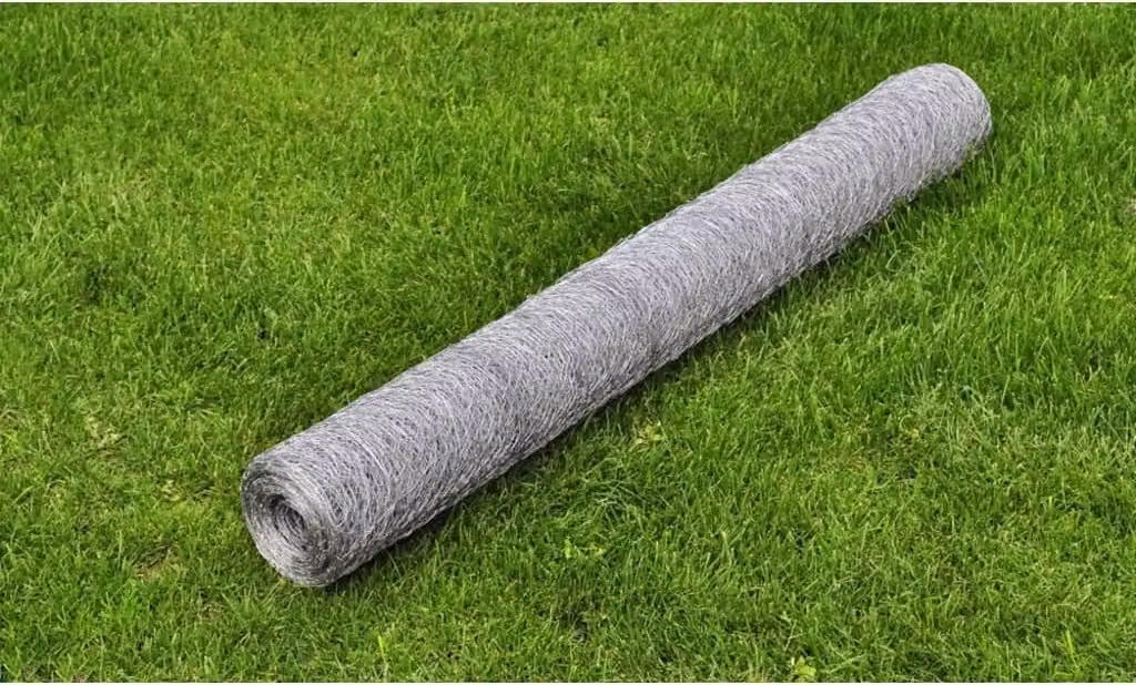 Maison Exclusive - Recinzione in Rete per Pollaio Acciaio Zincato 25x0,75m Argento