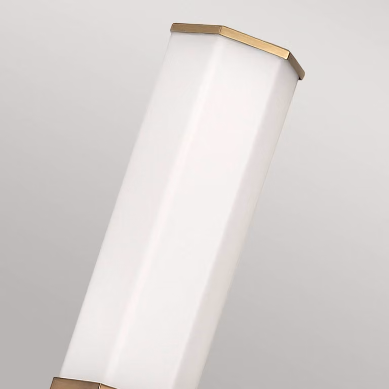 Quintiesse Applique da parete Facet Single, Ottone / Oro, Bagno, Metallo, Moderno, Applique