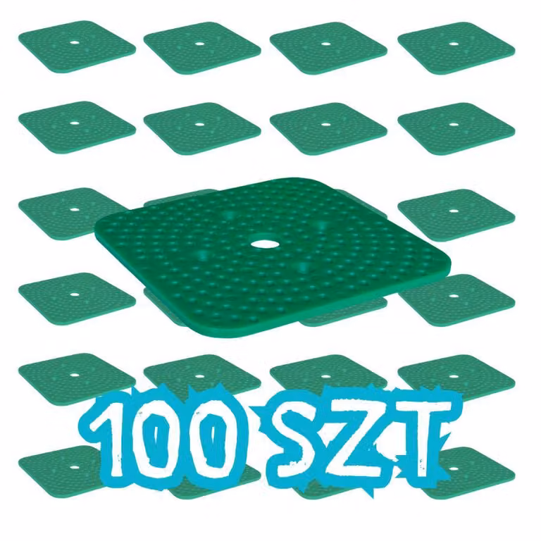 Tamponi di montaggio SOLID fino a 10 tonnellate 100x100 mm spessore 3 mm 100 pz