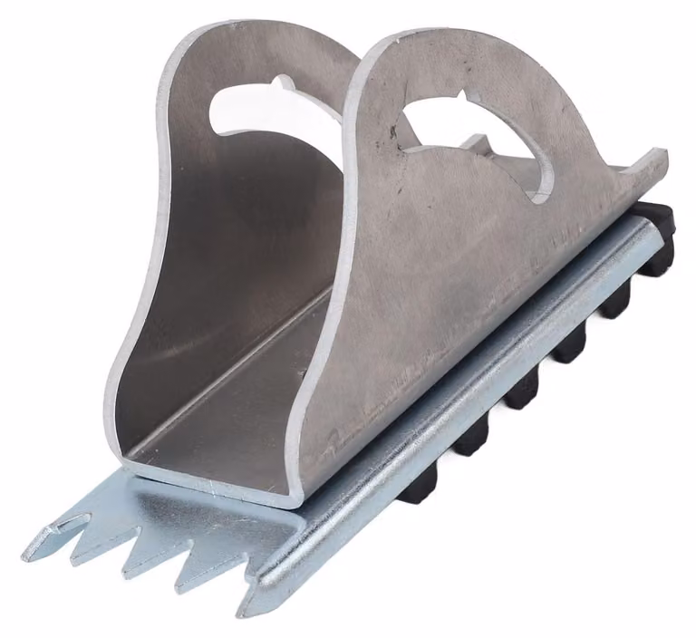Set di scarpe antiscivolo ad alta resistenza - Piedini per scala 40x20 - Ricambi - Scale in alluminio - 8 accessori - Acciaio robusto