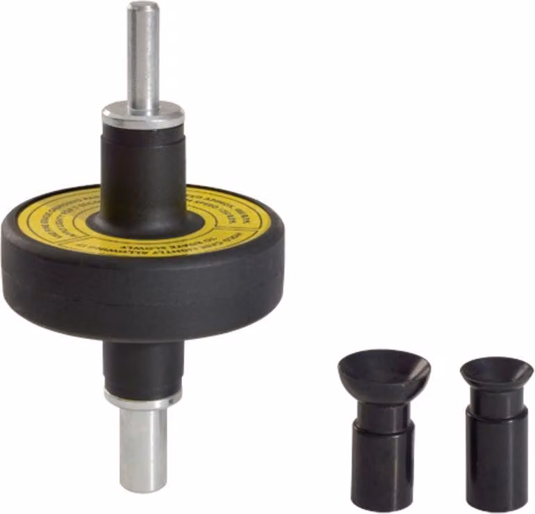 KS TOOLS Smerigliatrice per valvole con 2 dischi di aspirazione, 3 pezzi - 150.1165