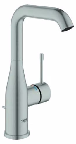 Grohe Essence Mitigeur monocommandé pour lavabo, L-Size, orientable, saillie 127mm, avec vidage à tirette, 24174DC1, 24174DC1