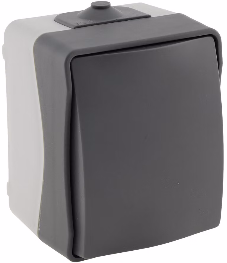 Commutatore antiumidità NUQUI IP54, montaggio esterno, 250V~/ 10A