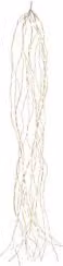 Filo Rame 300 luci - MICROLED Bianco caldo (1 + 4 mt) Cascata 15 fili 1 Gioco di luce XMAS KING IP44 48713