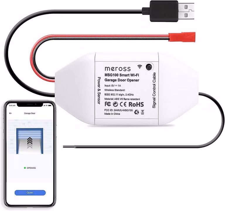 Garagedeuropener Universale - Controllo tramite app Wi-Fi intelligente - Portata di 4 metri