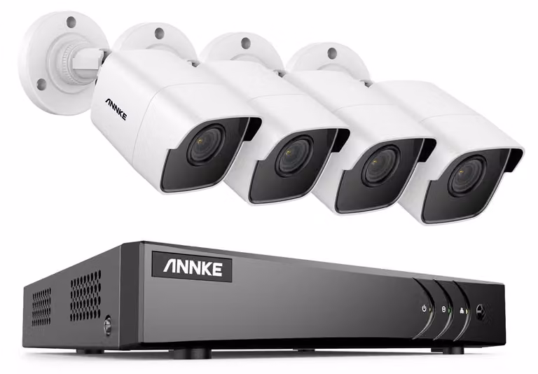 Sistema di telecamere di sicurezza - Telecamera di sorveglianza - Telecamera di sicurezza - Telecamera 2K 5MP - Sensore CMOS - Per uso esterno