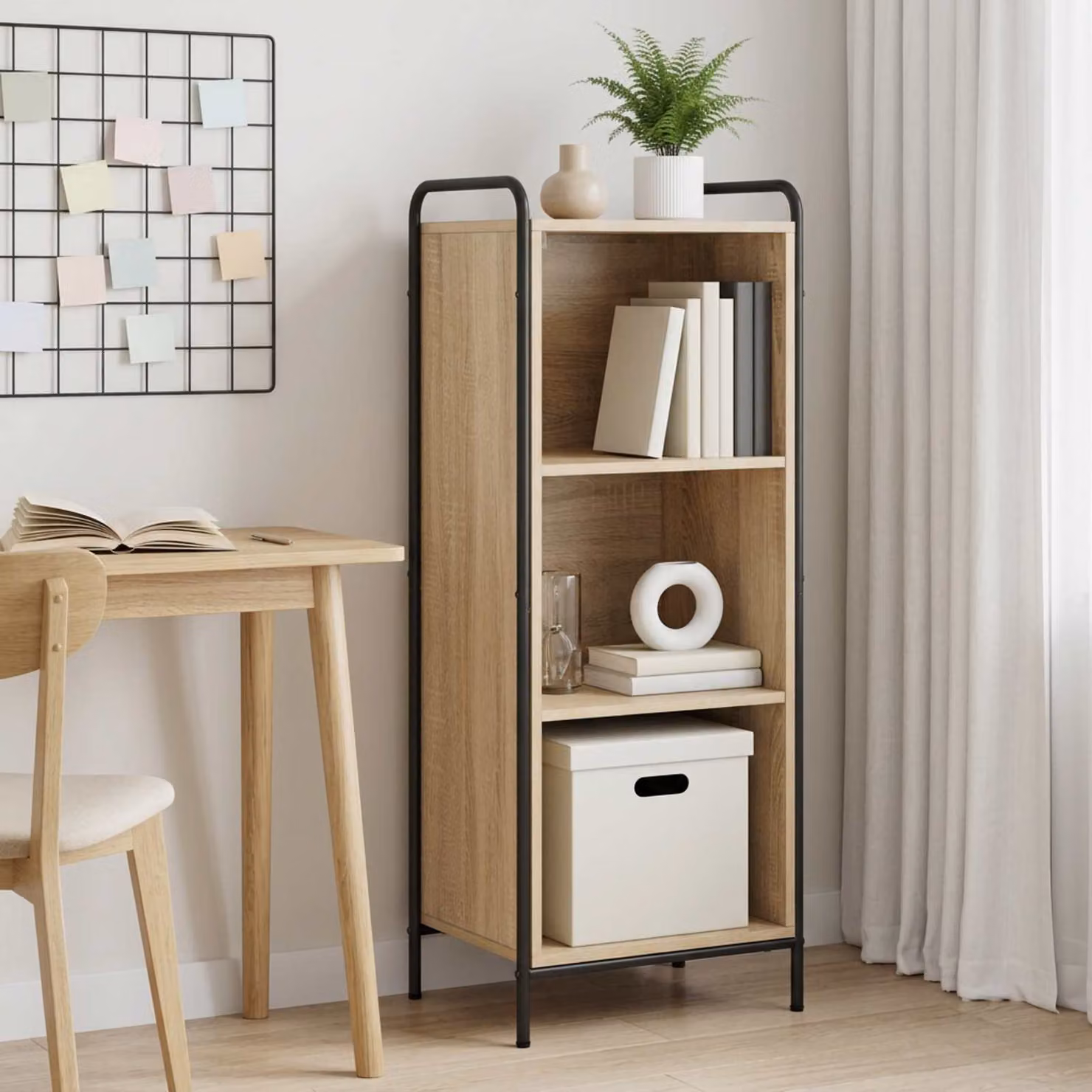 vidaXL Armadio per Libri 55,5 x 33 x 174 cm Legno ingegnerizzato