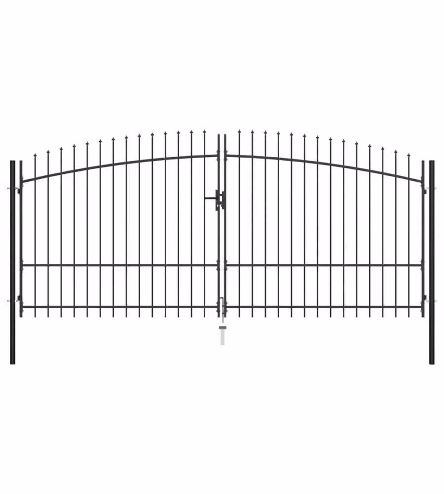 Cancello Doppio con Punte a Lancia 400x225 cm