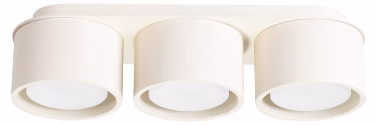 Plafoniera MODO 3 beige Gx53 3xGx53 10W in alluminio 8,2x10,4x32,4 cm Sollux Lighting
