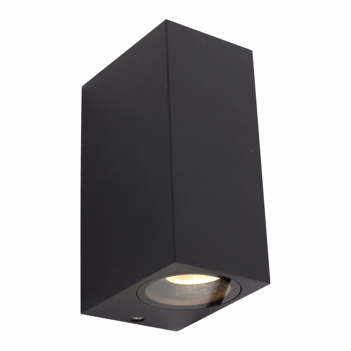Lampada da esterno, UP & Down, 2 luci, nera, H 15 cm