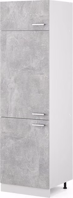 Dispensa universale R-Line Vicco con ante a battente in finitura calcestruzzo grigio opaco L: 60 cm, P: 57,2 cm, H: 207 cm