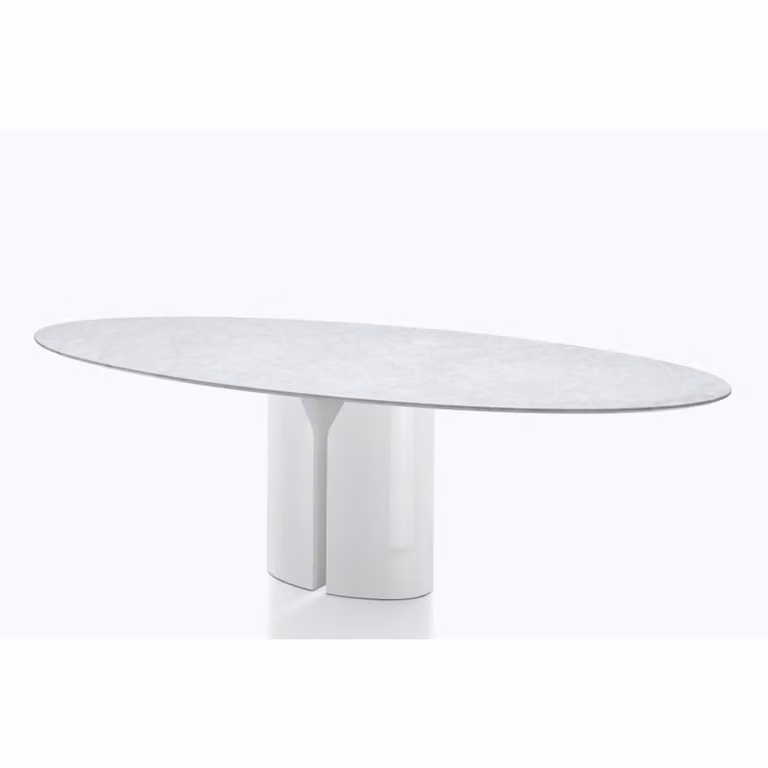 Tavolo NVL Table MDF Italia piano in marmo