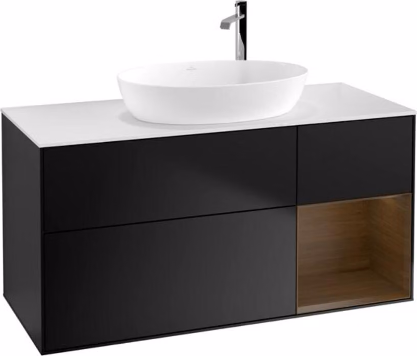 Mobile V&B Finion 120 cm, Pl wh. m, Reg wal ven, bla m Lac
