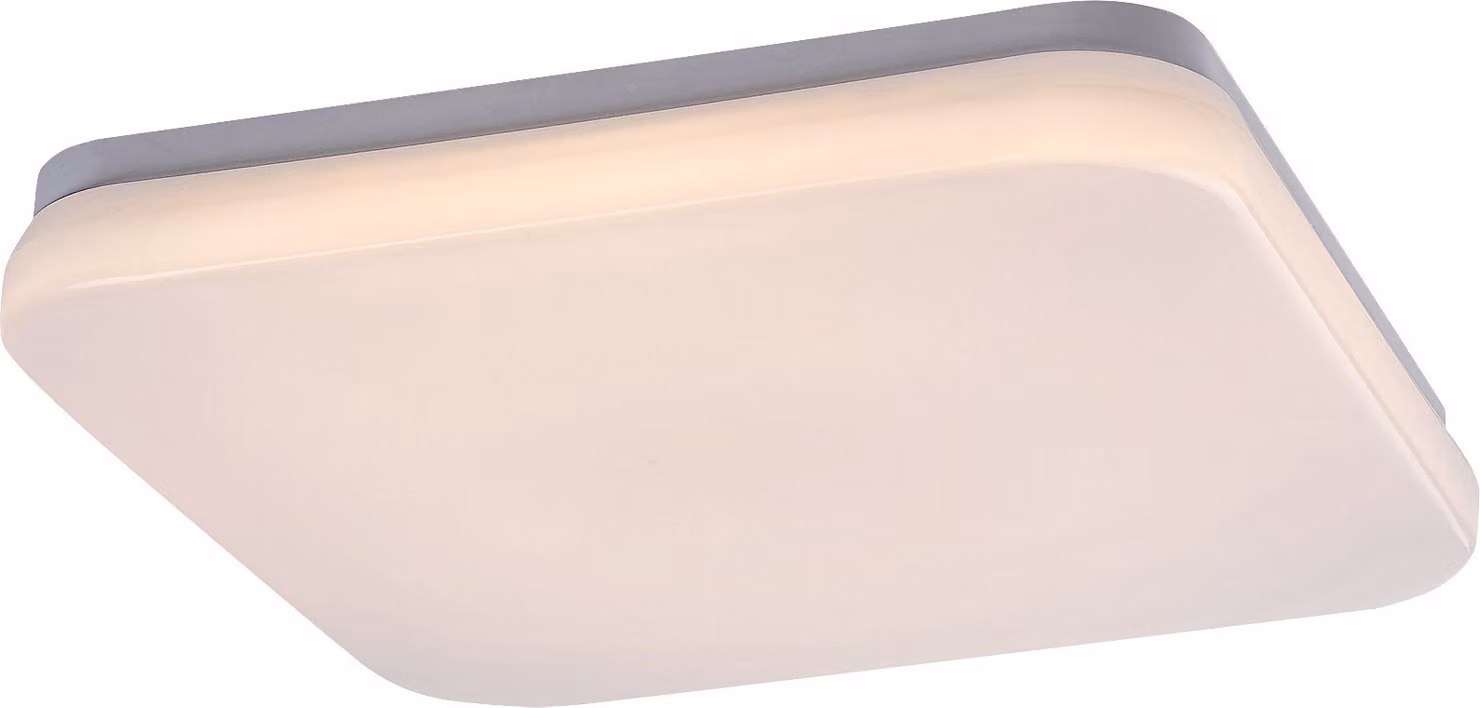 Rabalux Apparecchio da soffitto LED bianco Lowar quadrato 285x285mm 18W IP44 CCT 77181