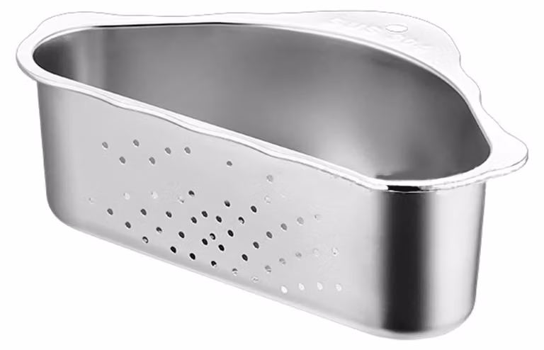 Scarico angolare in acciaio inossidabile per lavello, dimensioni 24x15x8 cm