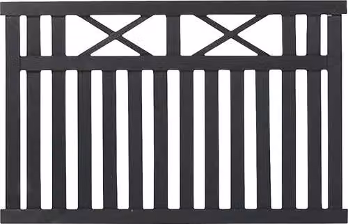 Recinzione anteriore PLUS Vinesse 150 x 96 cm nero RAL 9005