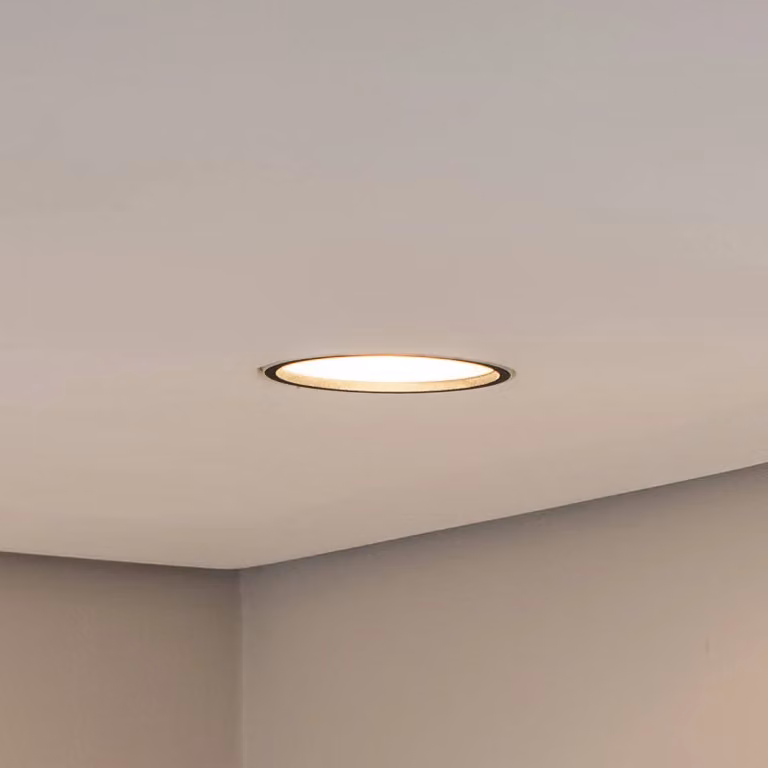 BEGA Bega LED faretto da incasso a soffitto Studio Line, nero/alluminio, Line, Alluminio / Grigio / Zincato, Soggiorno / Sala da pranzo, Alluminio